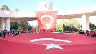 Osmaniyede üniversite öğrencilerinden teröre lanet yürüyüşü