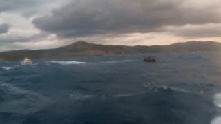 (Özel) Egede ölümle burun buruna...O anlar kamerada