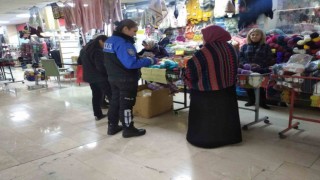 Polis, Kırşehirde dolandırıcılık bilgilendirmesi yapıyor