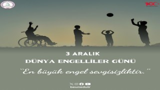 Rektör Özölçerden 3 Aralık Dünya Engelliler Günü Mesajı
