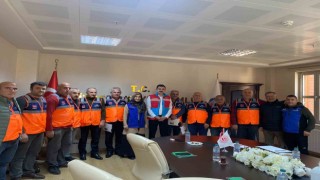 Rizede muhtarlar AFAD gönüllüsü oldu
