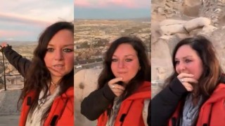 Rus turist ezan sesini duyunca göz yaşı döktü