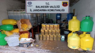 Sahte zeytinyağı imalathanesine jandarma baskını