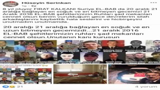 Şehidin gazi ağabeyi bir gün önce şehit devrelerini yad etmiş