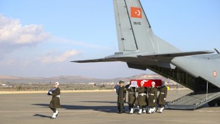 Şehit Uzman Çavuş İyem’in cenazesi Gaziantep’e getirildi