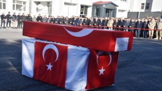 Şehit Uzman Çavuş Yetişenin naaşı memleketine uğurlandı