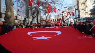 Şehitlerin ismi hep bir ağızdan okundu, terör lanetlendi