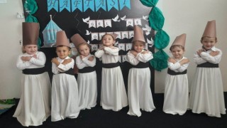 Simavda 4-6 yaş Kuran Kursunda Mevlana Haftası etkinliği