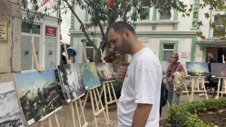 Sinopta deniz şehitleri için resim sergisi açıldı