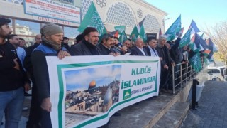 Şırnakta İsrailin Gazzedeki saldırıları protesto edildi