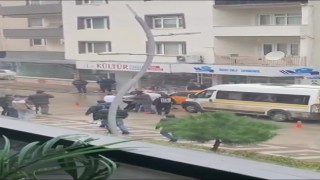 Sokağı ringe çevirdiler