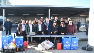 Söke Belediyesinden geri dönüşüme destekte bulunan vatandaşlara hediye