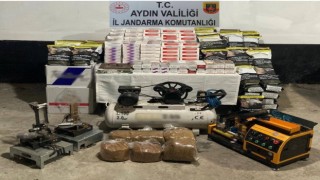 Sökede 85 bin kaçak tütün ele geçirildi