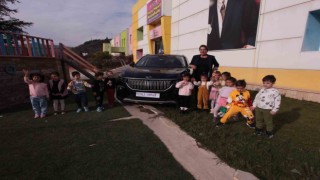 Sökeli minikler yerli ve milli otomobil TOGG heyecanı yaşadı
