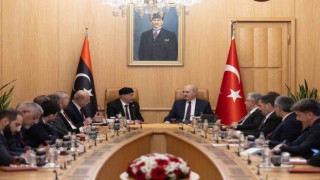TBMM Başkanı Kurtulmuş, Libya Temsilciler Meclisi Başkanı Salih ile görüştü
