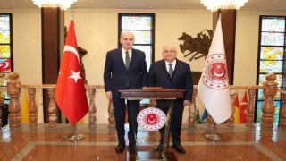 TBMM Başkanı Kurtulmuştan Bakan Gülere taziye ziyareti