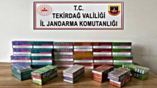 Tekirdağ'da 507 bin TLlik sıkıştırılmış tütün ele geçirildi