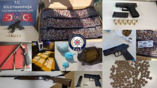 Tekirdağda uyuşturucuya geçit yok: 15 gözaltı