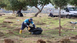 Toroslar Belediyesinden mesire alanlarında temizlik çalışması