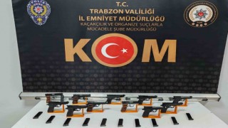 Trabzonda silah kaçakçılarına operasyon