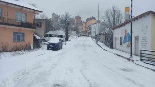 Tuncelide kar yağışı etkili oldu, onlarca köy yolu ulaşıma kapandı