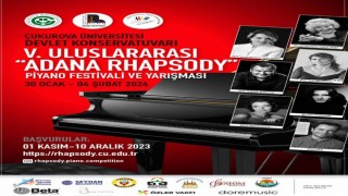 Uluslararası 5. Adana Rhapsody Piyano Festivali düzenlenecek
