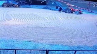 Üzerine helezon makinesi devrilen iş adamı hayatını kaybetti