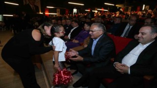 Vali Çiçek ve Başkan Büyükkılıç, özel çocukların heyecanına ortak oldu