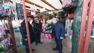 Vali Varol, konteyner esnafıyla bir araya geldi