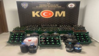 Yılbaşı öncesi sahte içkiye darbe: 385 litre ele geçirildi