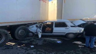 Yozgatta zincirleme trafik kazası: 3 yaralı