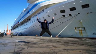 Yüzlerce Rus turisti taşıyan kruvaziyer gemi Rusyadan Samsuna geldi