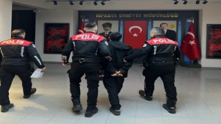 12 yıl hapis cezası ile aranan firari Ispartada yakalandı