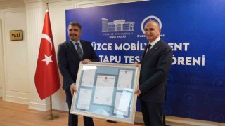 300 dönüm arazi Düzce Belediyesinin oldu