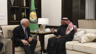 AB Yüksek Temsilcisi Borrell ile Suudi Arabistan Dışişleri Bakanı Farhan bir araya geldi