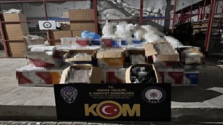 Adanada gümrük kaçağı 5 milyon 670 bin makaron ele geçirildi