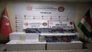 Ağrıda 8 bin 564 paket kaçak sigara ele geçirildi