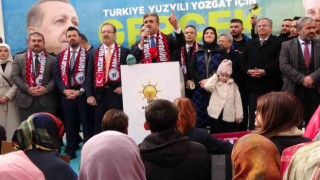 AK Parti Yozgat Belediye Başkan adayı Celal Köse‘ye coşkulu karşılama