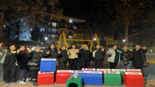 Alaşehirde sokak hayvanlarına sıcak yuva ve mama