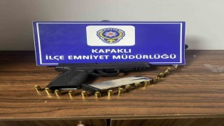Alkollü mekandaki şahsın üzerinde silah ele geçirildi