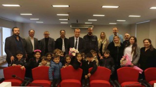 Anaokulu öğrencileri gazetecilerin özel gününü kutladı