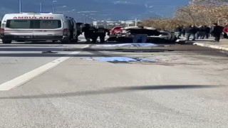 Antalyada beton mikserinin çarptığı adam feci şekilde can verdi