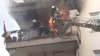 Antalyada korkutan ev yangını