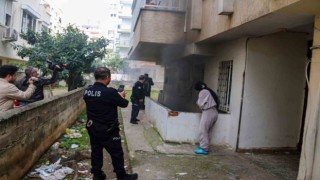Antalyada oto tamirhanesinin deposunda korkutan yangın