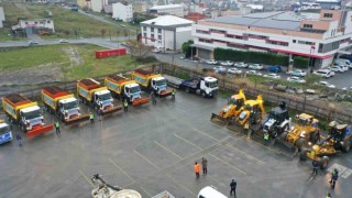 Arnavutköy Belediyesi karla mücadeleye hazır