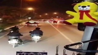Hatay'da trafiği tehlikeye sokan motosiklet sürücülerine ceza yağdı