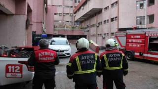 Aydın Devlet Hastanesinde yangın paniği