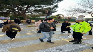 Aydında yayalar bilgilendirildi