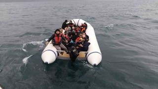 Ayvacık açıklarında 28 kaçak göçmen kurtarıldı