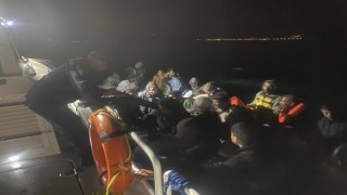 Ayvacık açıklarında 38 kaçak göçmen yakalandı